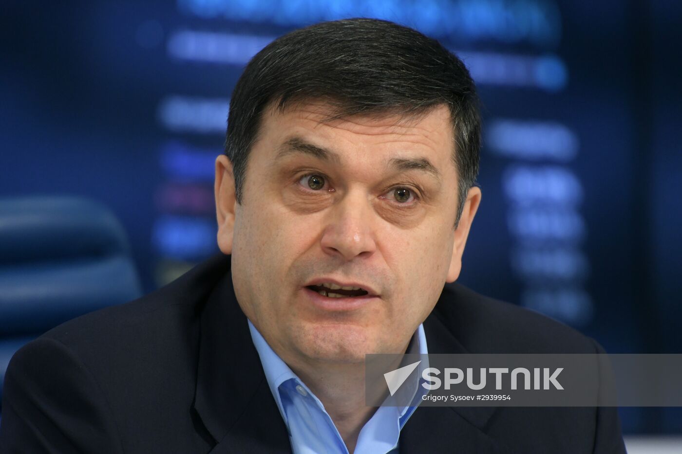 News conference by United Russia party's leaders