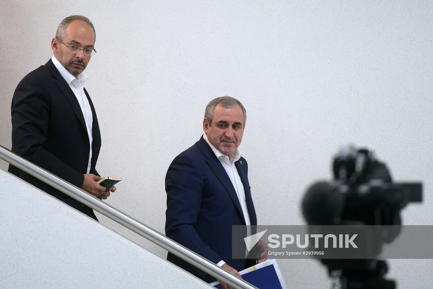 News conference by United Russia party's leaders