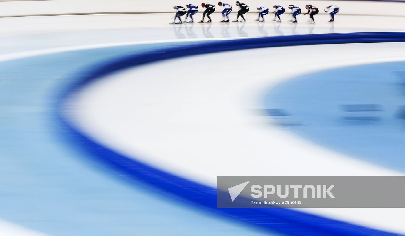 Training session by Russian ice skating team