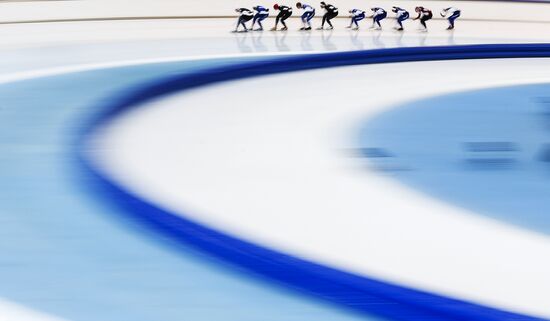 Training session by Russian ice skating team