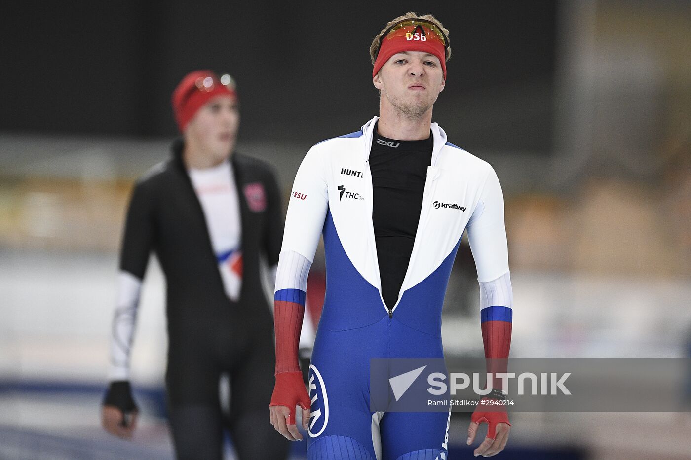 Training session by Russian ice skating team