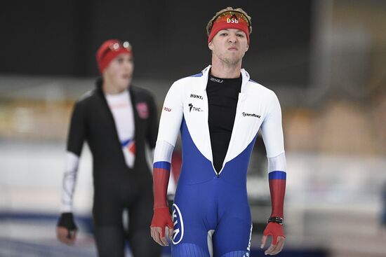 Training session by Russian ice skating team