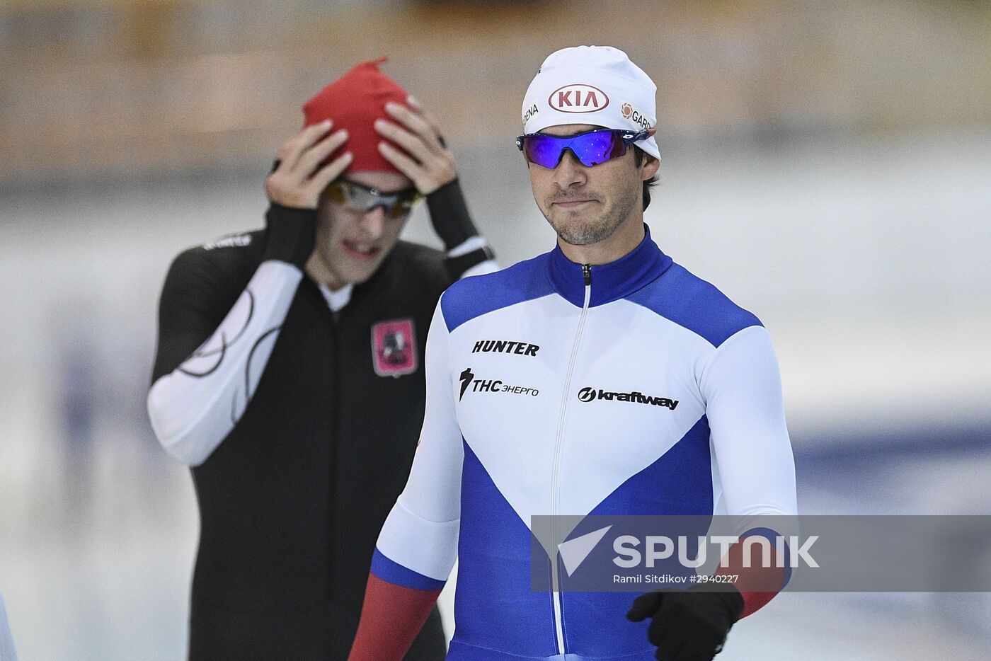 Training session by Russian ice skating team