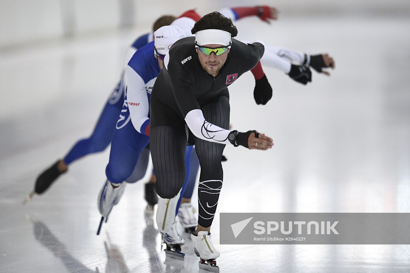 Training session by Russian ice skating team