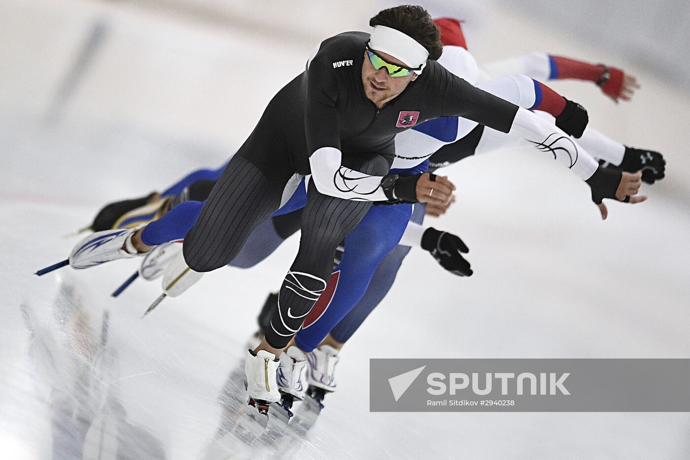 Training session by Russian ice skating team