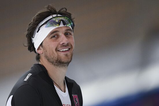 Training session by Russian ice skating team