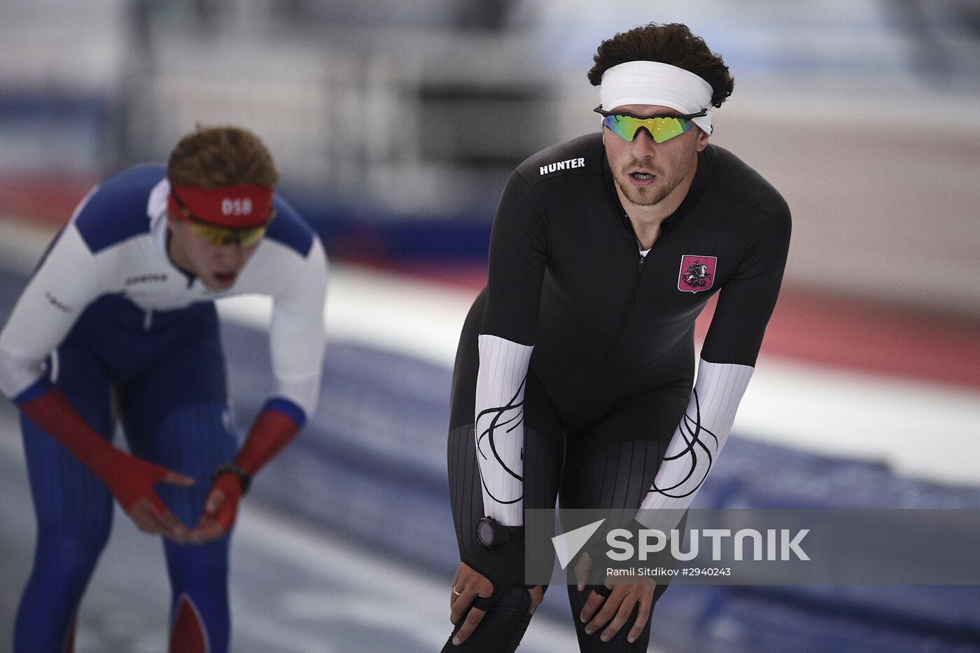 Training session by Russian ice skating team