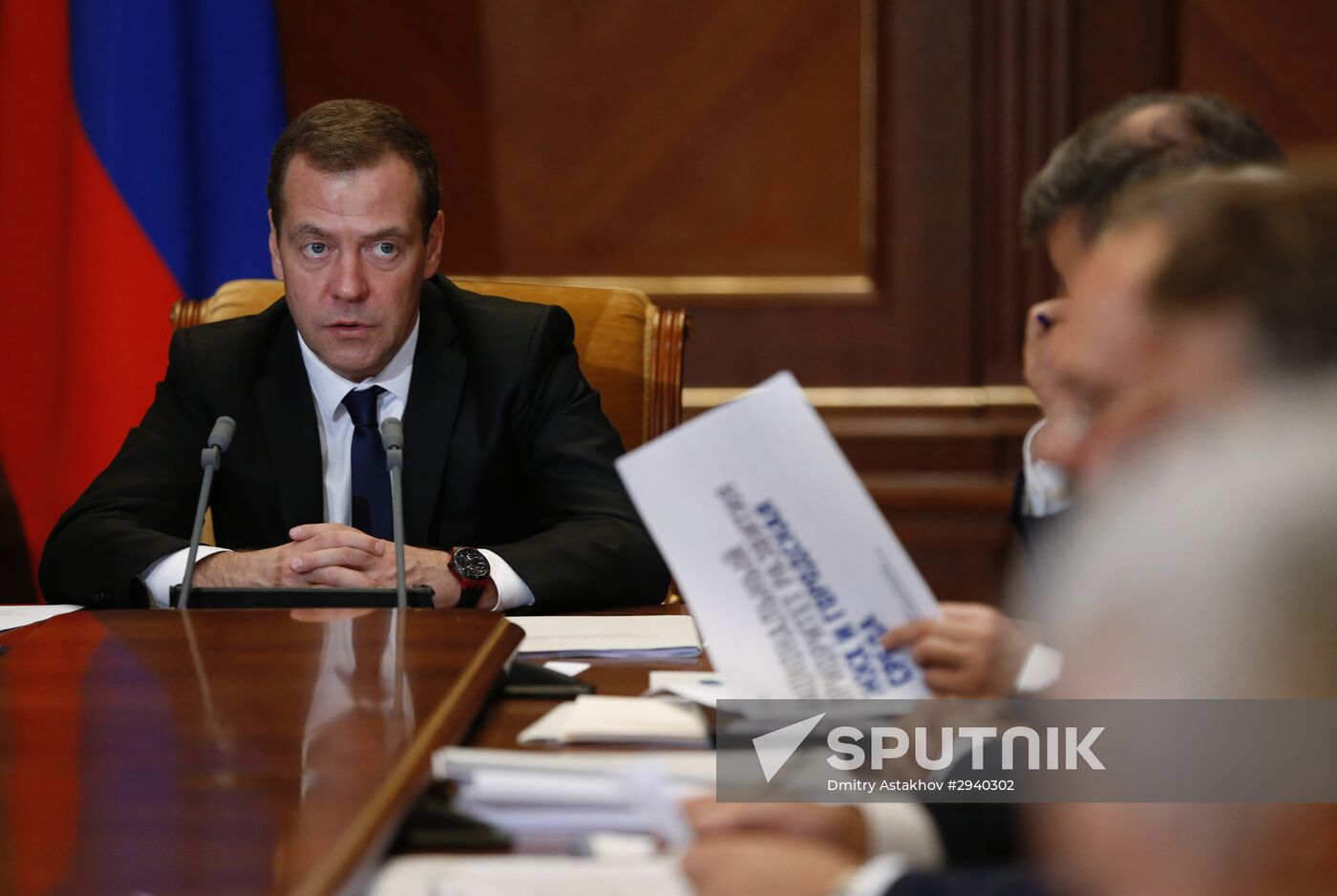 Prime Minister Dmitry Medvedev conducts meeting of presidential council on strategic development and priority projects