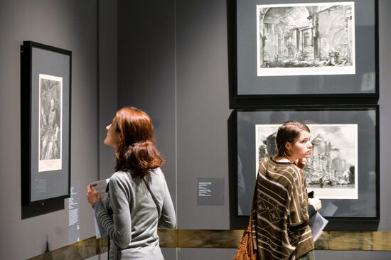 Opening of "Giovanni Battista Piranesi. Artworks from Russian and Foreign Collections"