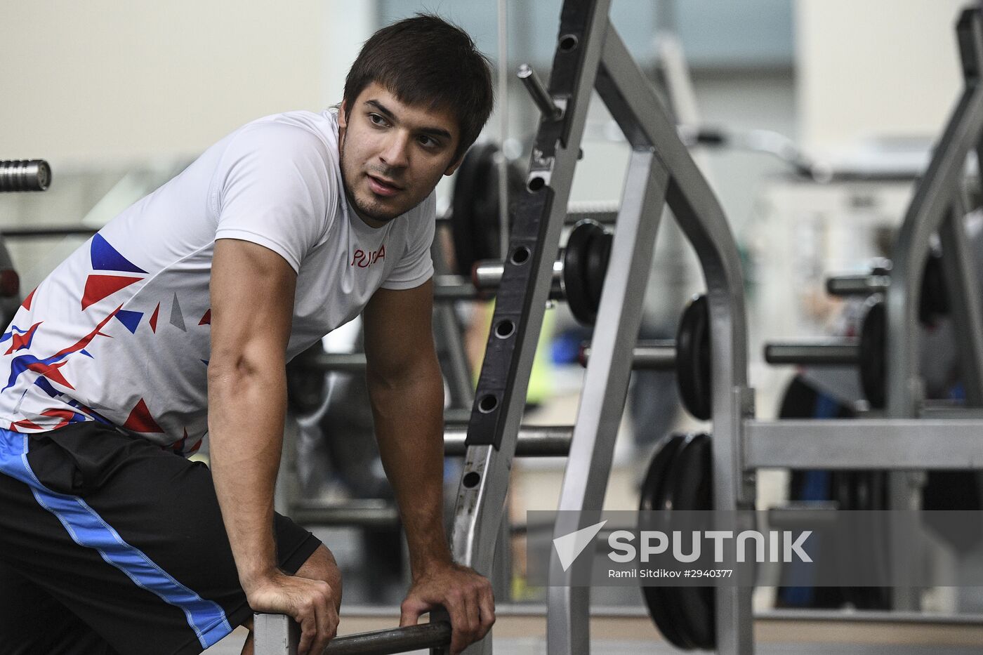 Training session by Russian speed skating team