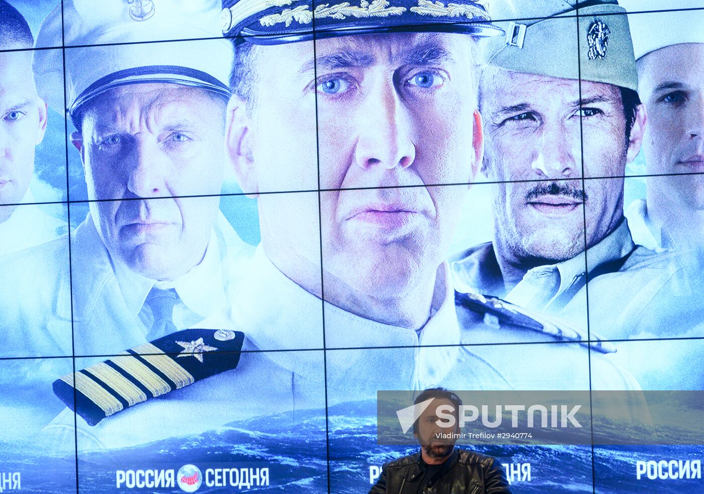 News conference with crew and cast of the movie "USS Indianapolis: Men of Courage"