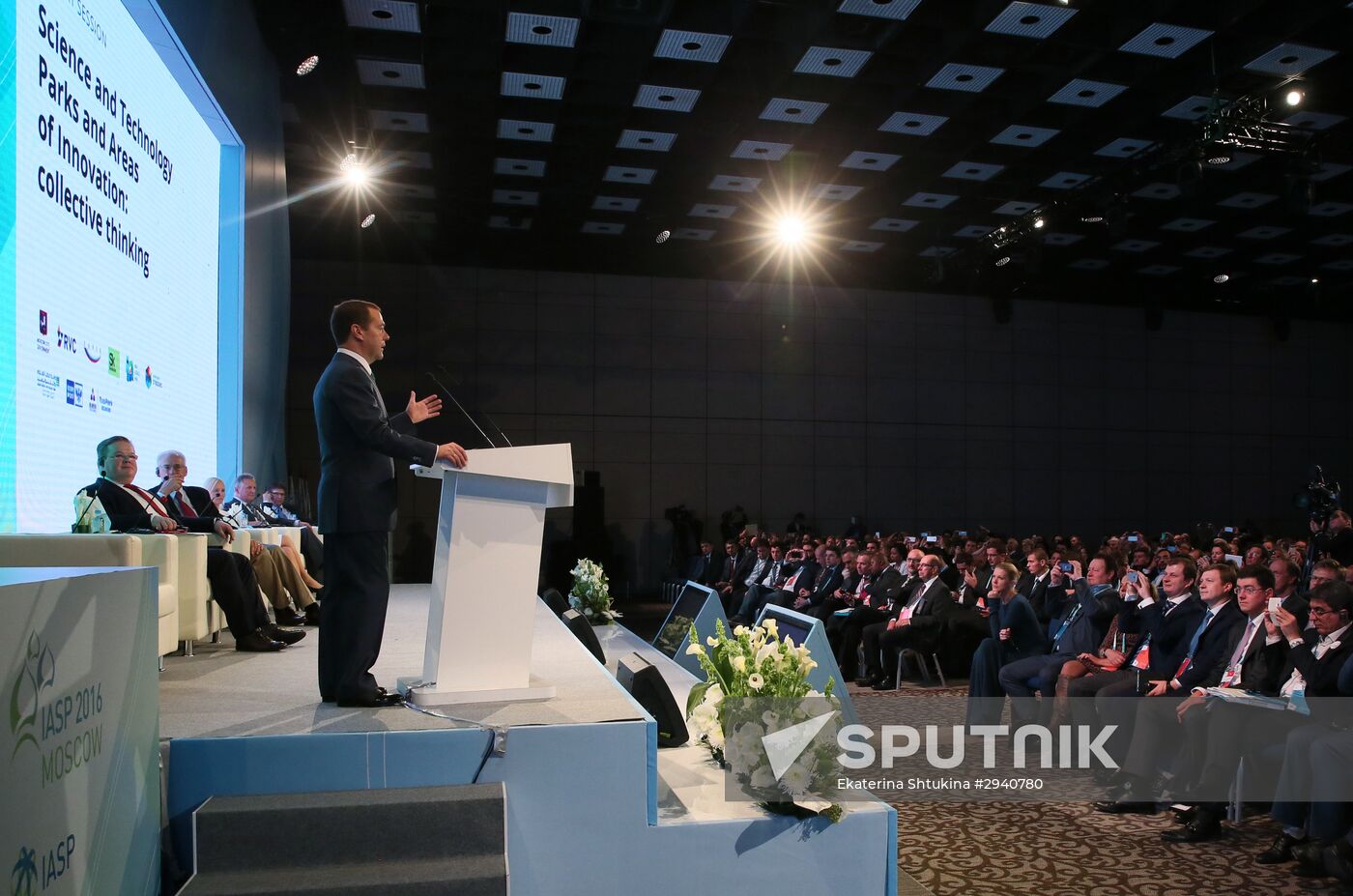 Dmitry Medvedev speaks at 33rd IASP World Conference opening ceremony