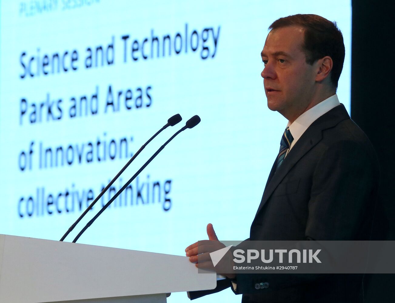 Dmitry Medvedev speaks at 33rd IASP World Conference opening ceremony