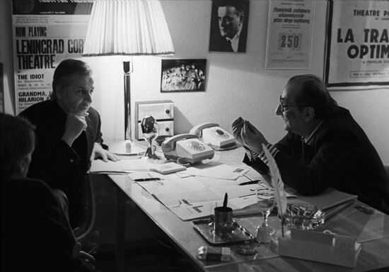 Theater directors Georgy Tovstonogov and