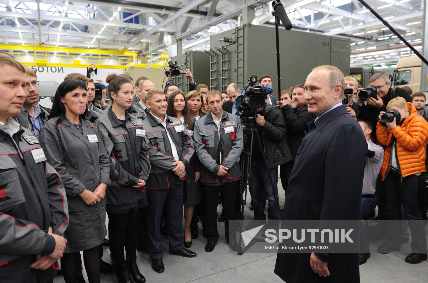 Russian President Vladimir Putin's working trip to Izhevsk