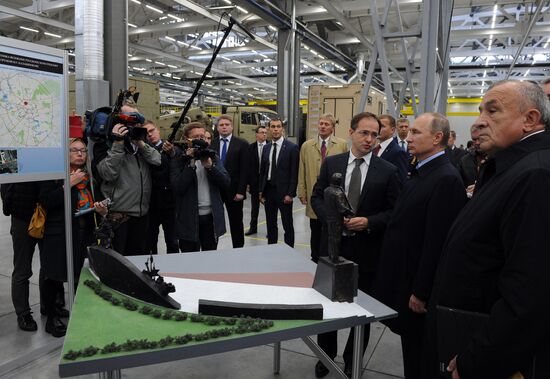 Russian President Vladimir Putin's working trip to Izhevsk