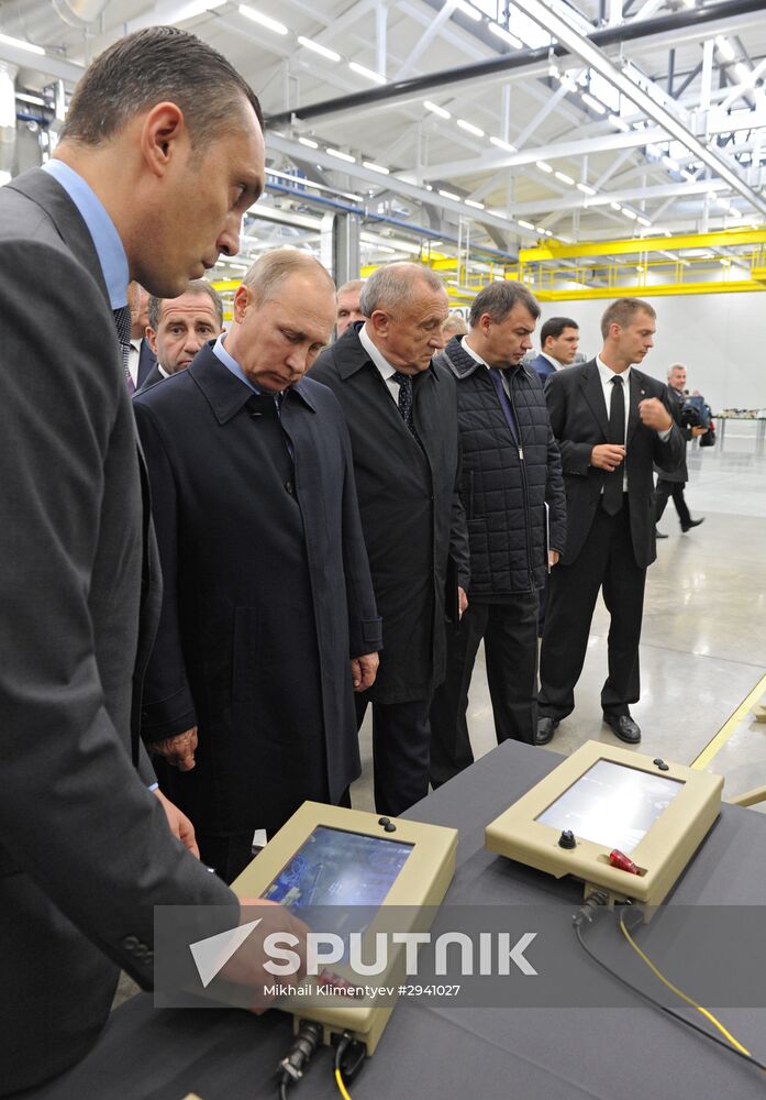 Russian President Vladimir Putin's working trip to Izhevsk