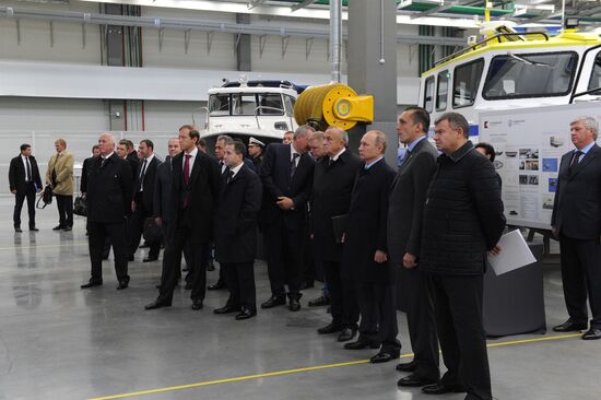 Russian President Vladimir Putin's working trip to Izhevsk