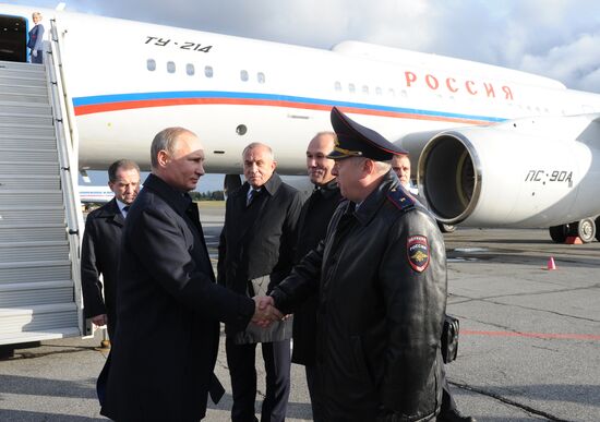 Russian President Vladimir Putin's working trip to Izhevsk