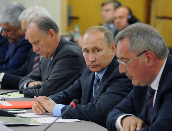 Russian President Vladimir Putin's working trip to Izhevsk