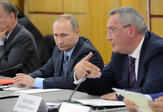 Russian President Vladimir Putin's working trip to Izhevsk