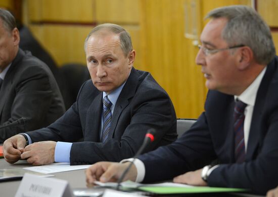 Russian President Vladimir Putin's working trip to Izhevsk