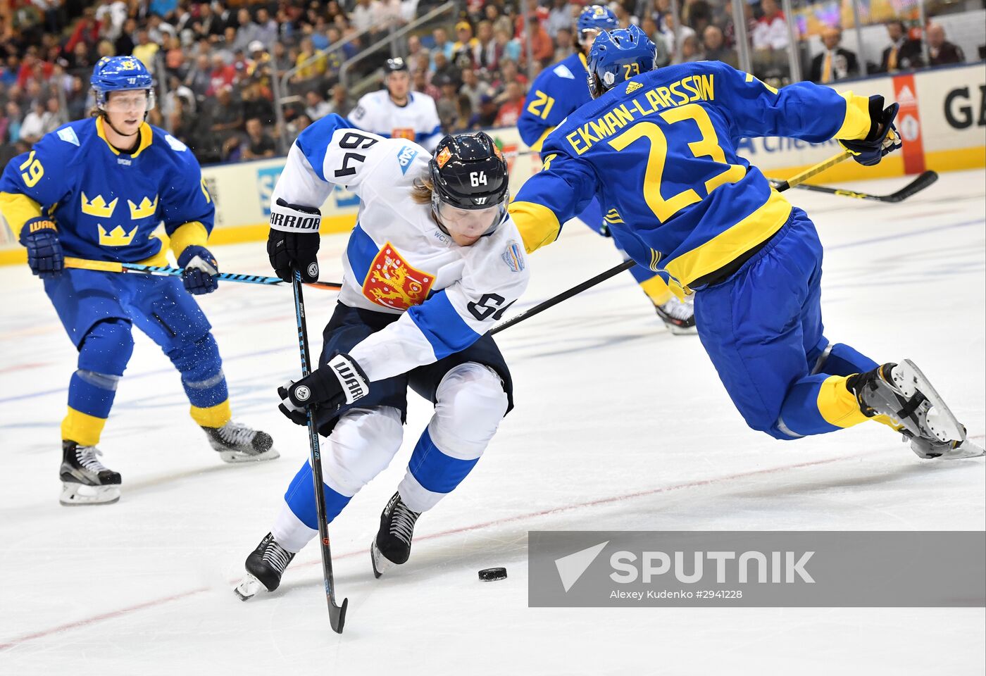 2016 World Cup of Hockey. Sweden vs. Finland