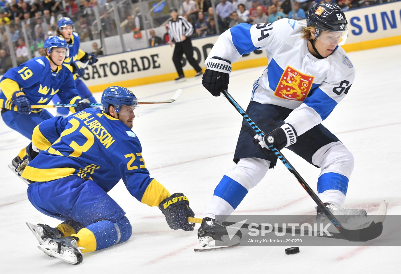 2016 World Cup of Hockey. Sweden vs. Finland