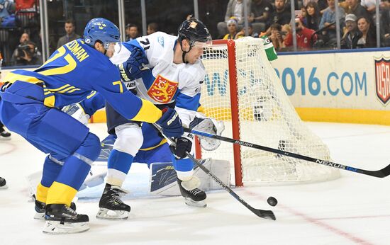 2016 World Cup of Hockey. Sweden vs. Finland