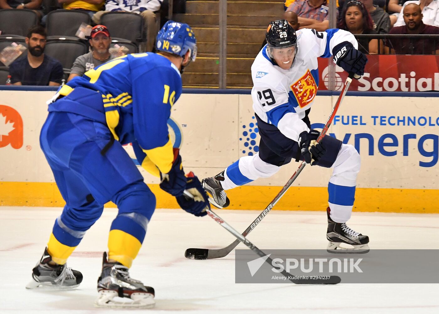 2016 World Cup of Hockey. Sweden vs. Finland