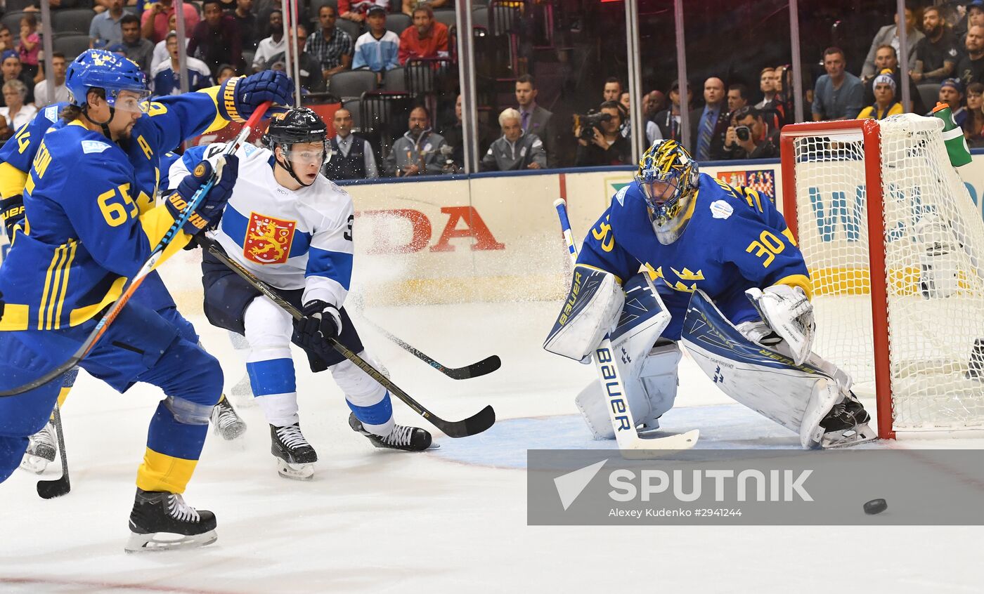2016 World Cup of Hockey. Sweden vs. Finland