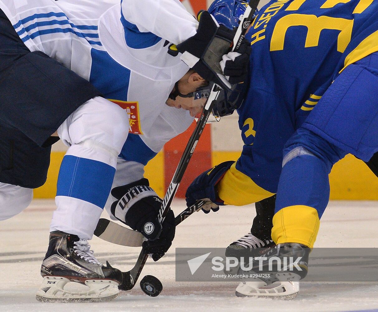 World Cup of Hockey. Sweden vs. Finland
