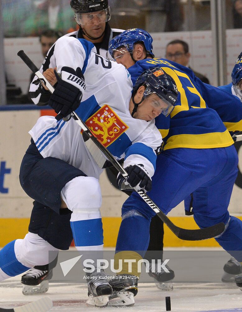 World Cup of Hockey. Sweden vs. Finland