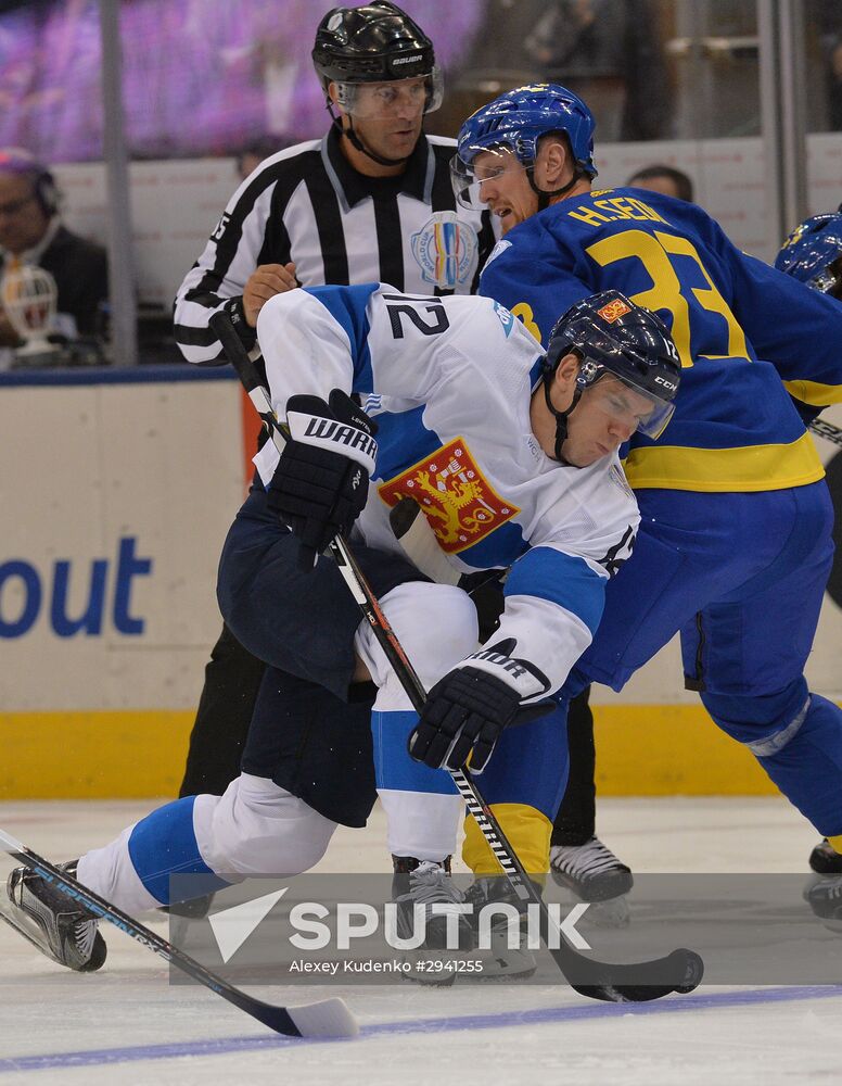 World Cup of Hockey. Sweden vs. Finland