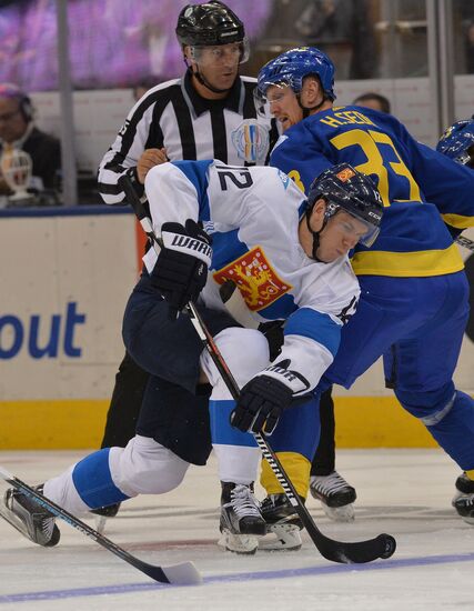 World Cup of Hockey. Sweden vs. Finland