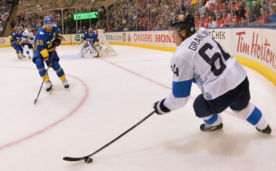 World Cup of Hockey. Sweden vs. Finland
