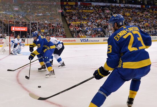 World Cup of Hockey. Sweden vs. Finland