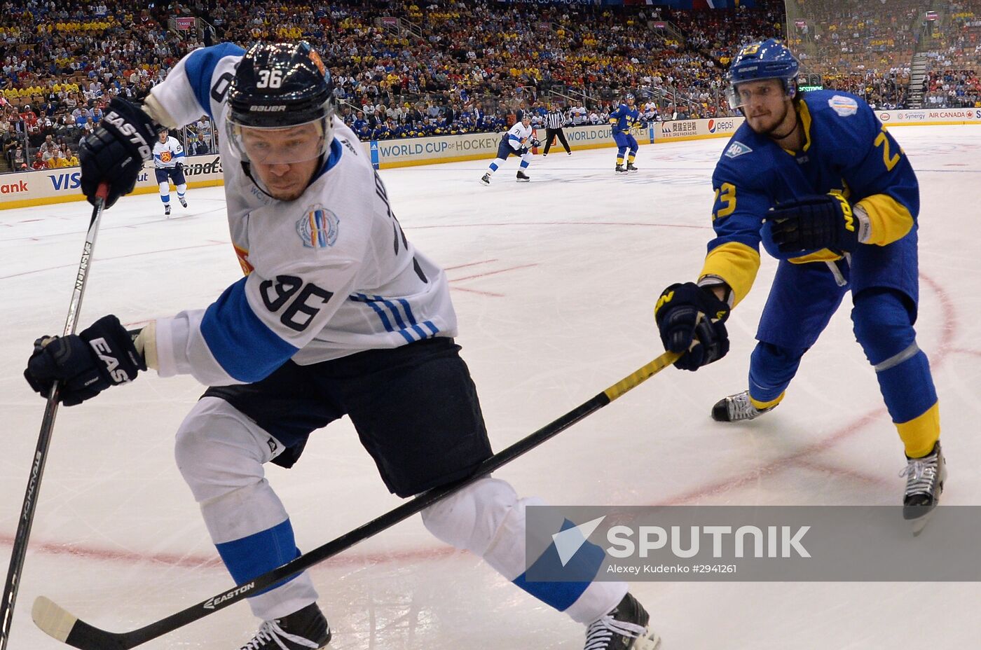 World Cup of Hockey. Sweden vs. Finland