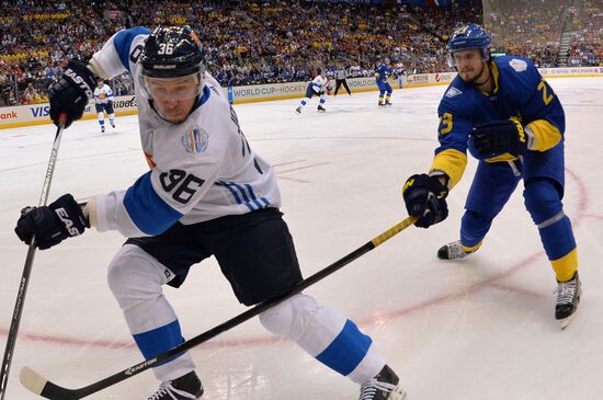 World Cup of Hockey. Sweden vs. Finland