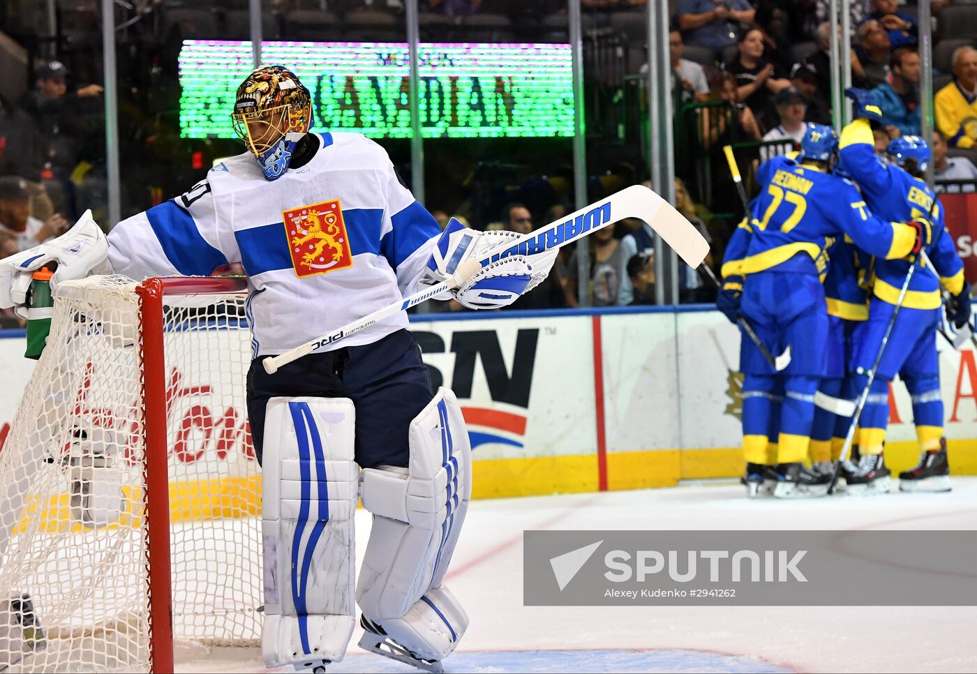 World Cup of Hockey. Sweden vs. Finland