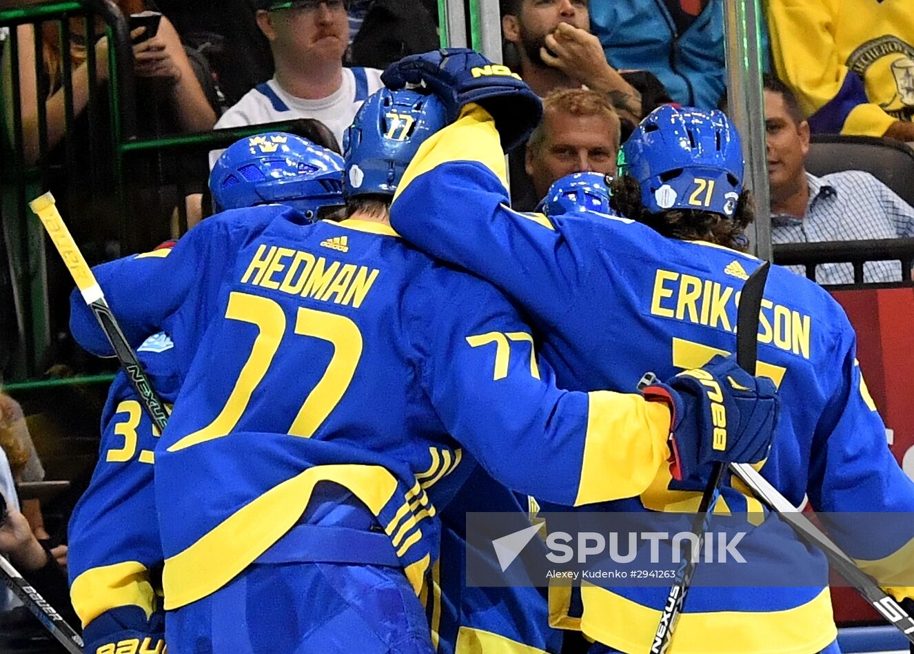 World Cup of Hockey. Sweden vs. Finland