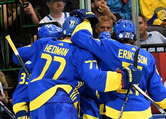 World Cup of Hockey. Sweden vs. Finland