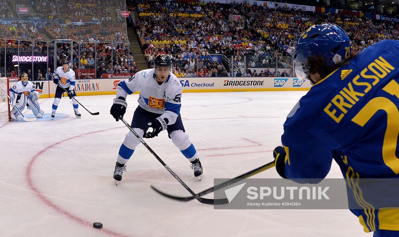 World Cup of Hockey. Sweden vs. Finland