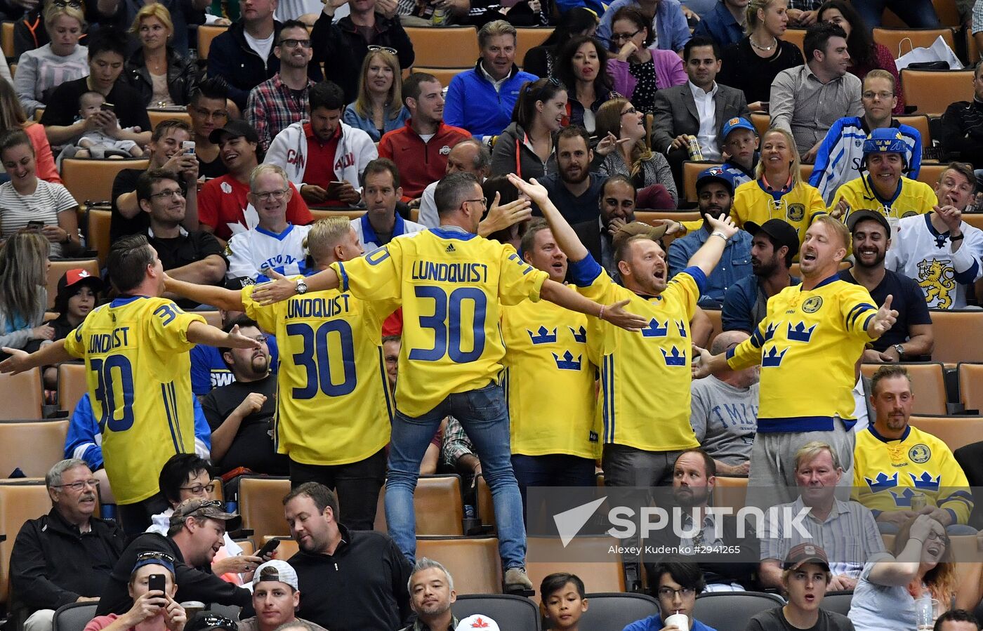 World Cup of Hockey. Sweden vs. Finland