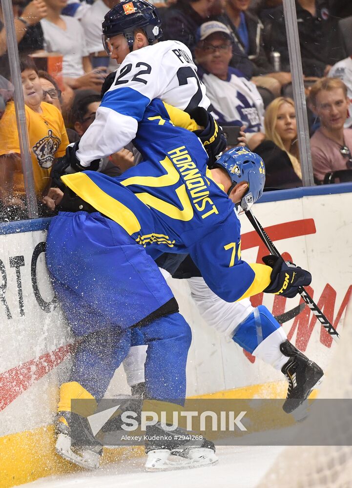 World Cup of Hockey. Sweden vs. Finland