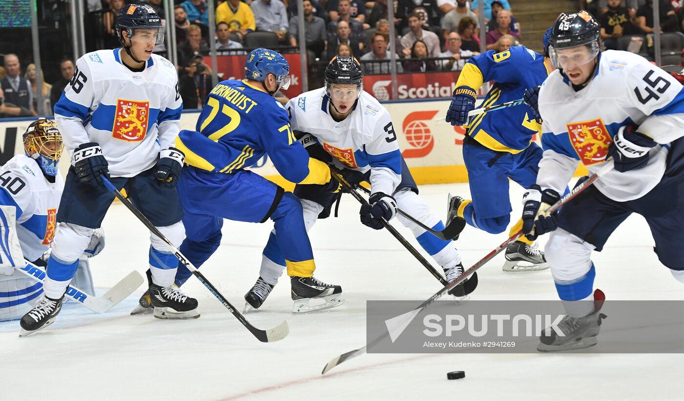 World Cup of Hockey. Sweden vs. Finland
