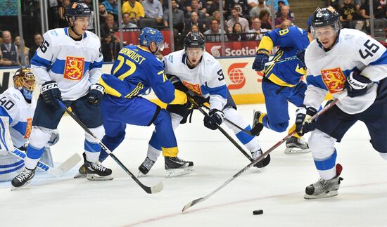 World Cup of Hockey. Sweden vs. Finland