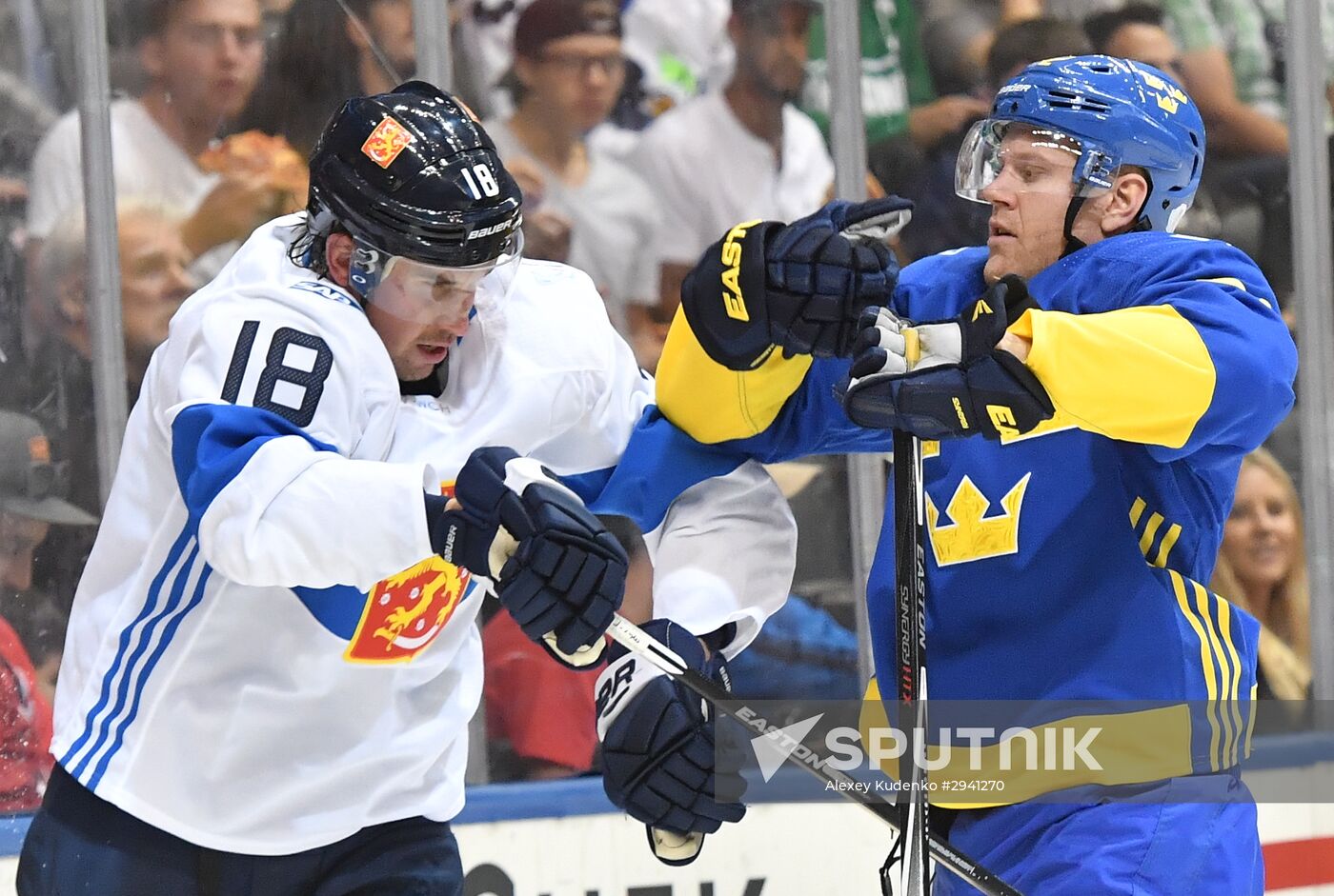World Cup of Hockey. Sweden vs. Finland