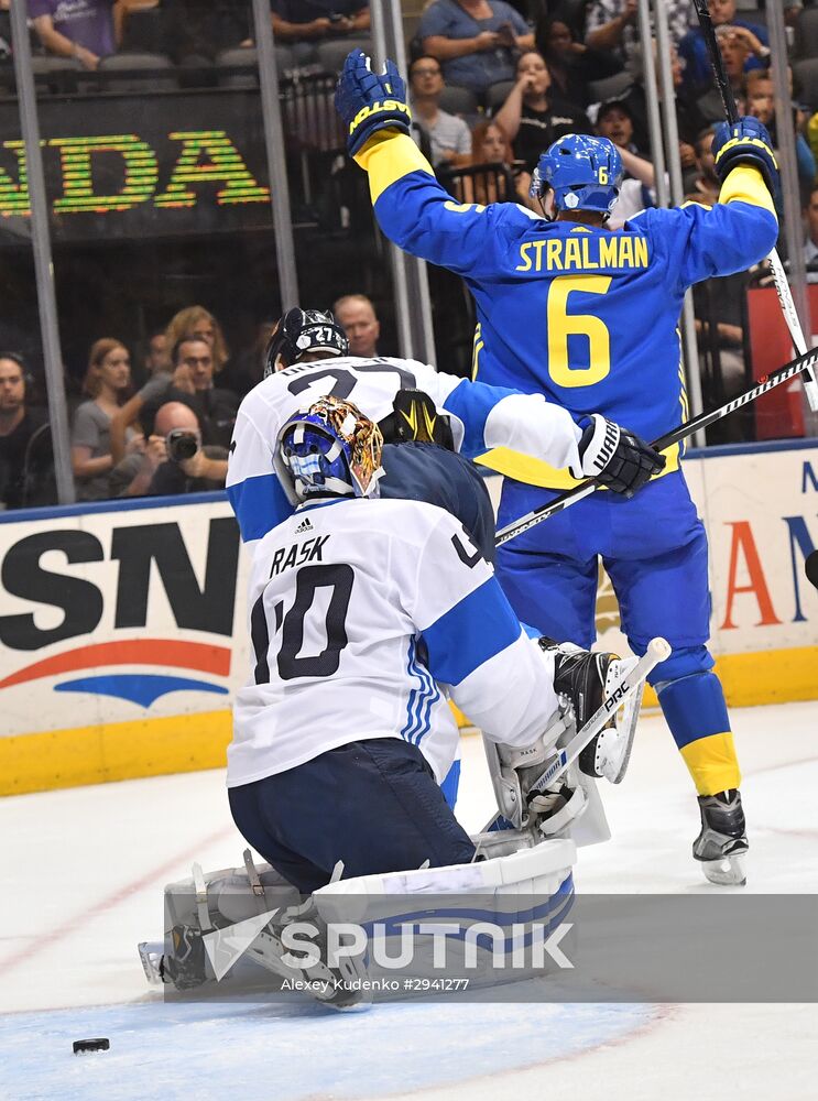World Cup of Hockey. Sweden vs. Finland