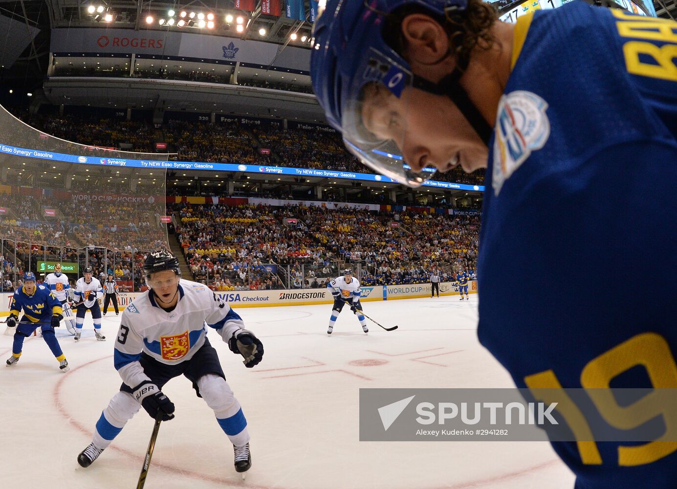 World Cup of Hockey. Sweden vs. Finland